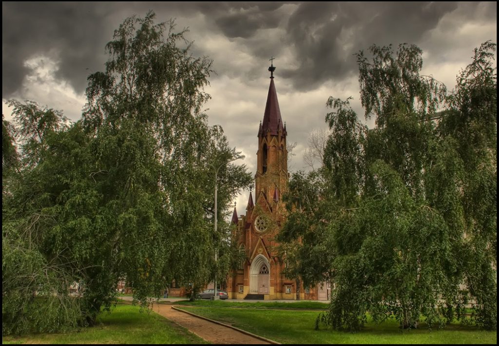 Европейская архитектура в Сибири – Польский католический костёл